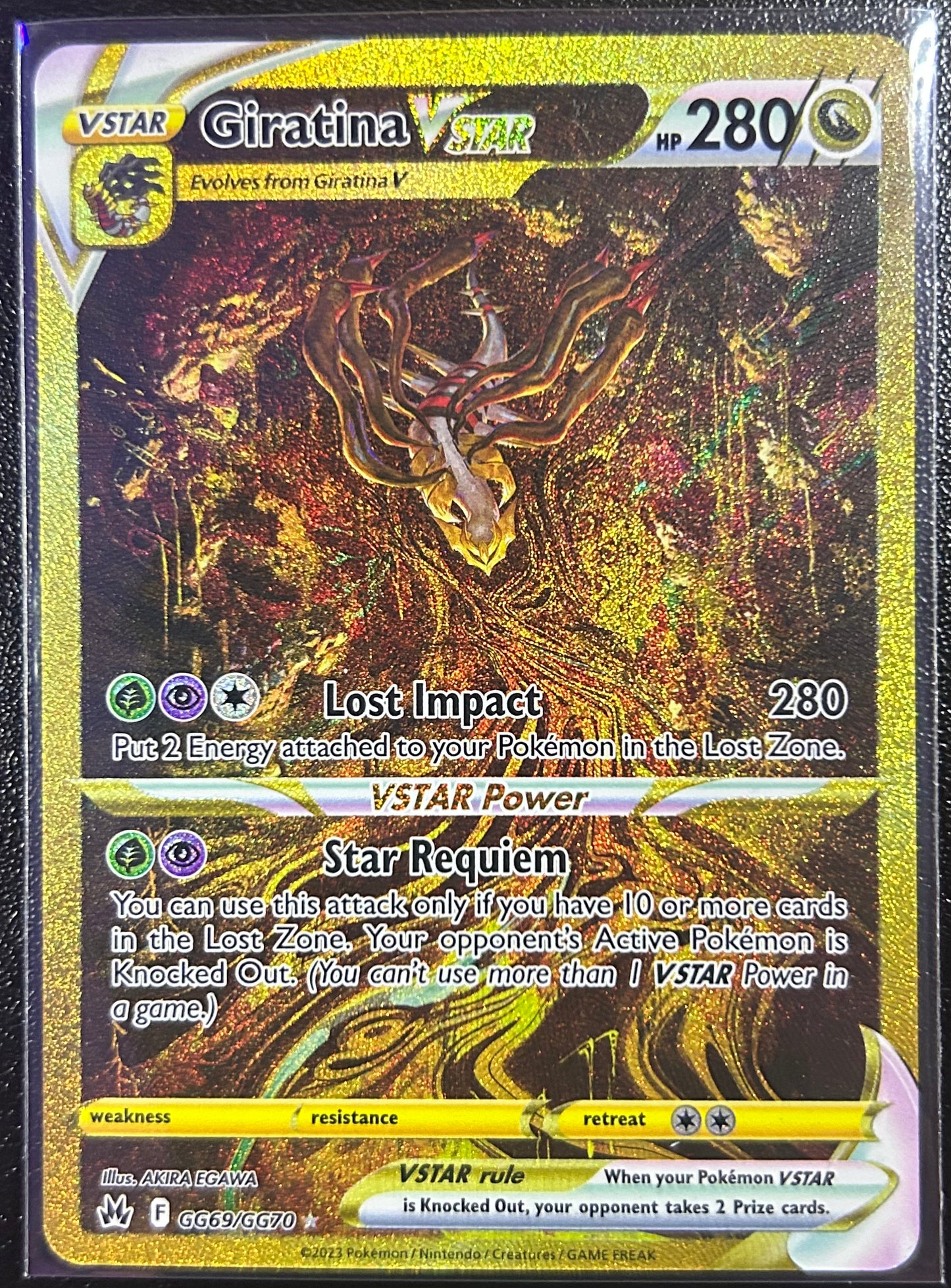 Giratina VSTAR – GG69/GG70 – Crown Zenith (Near Mint)