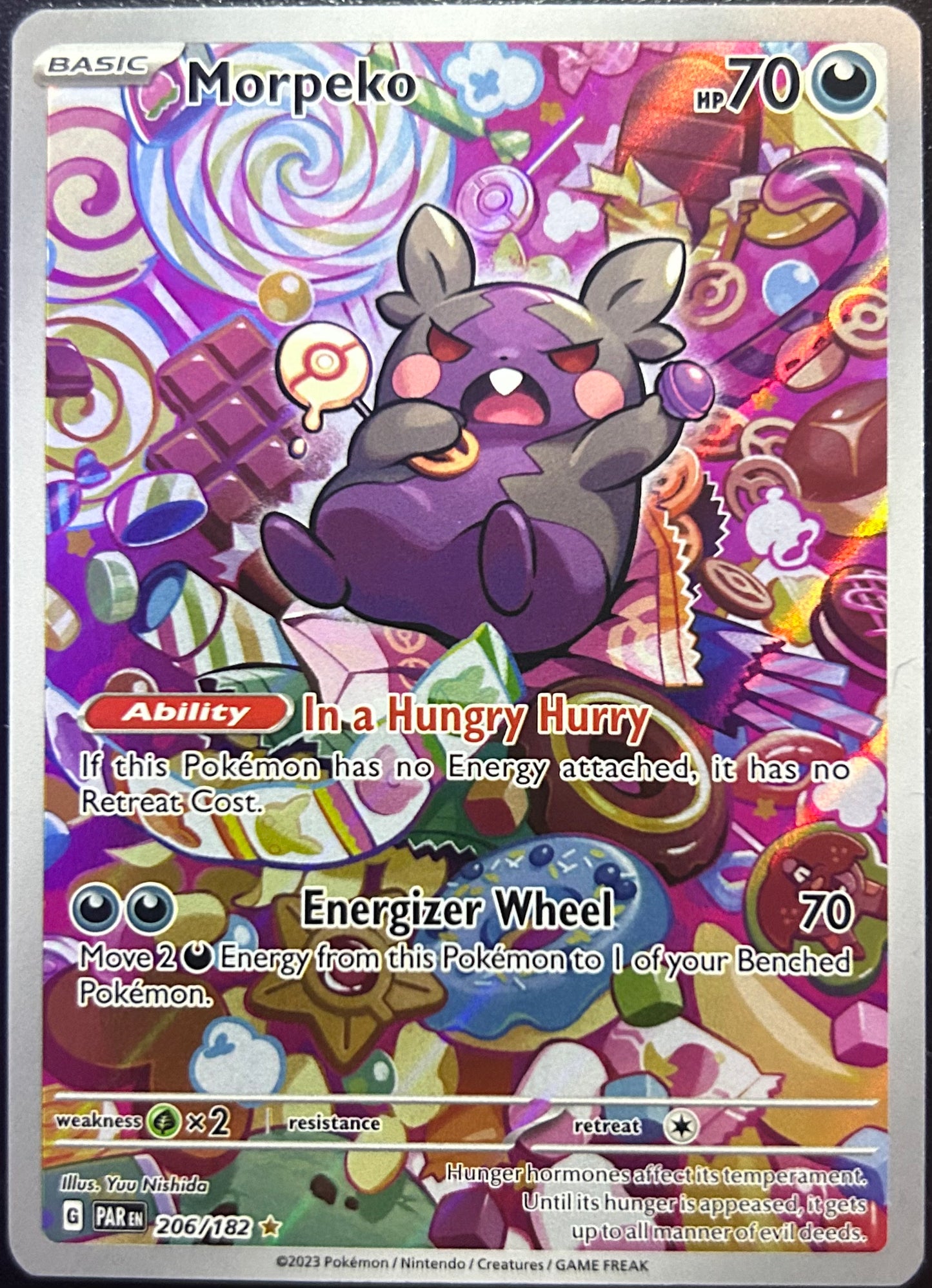 Morpeko - SV Paradox Rift (Illustration Rare) 206/182 (Near Mint)
