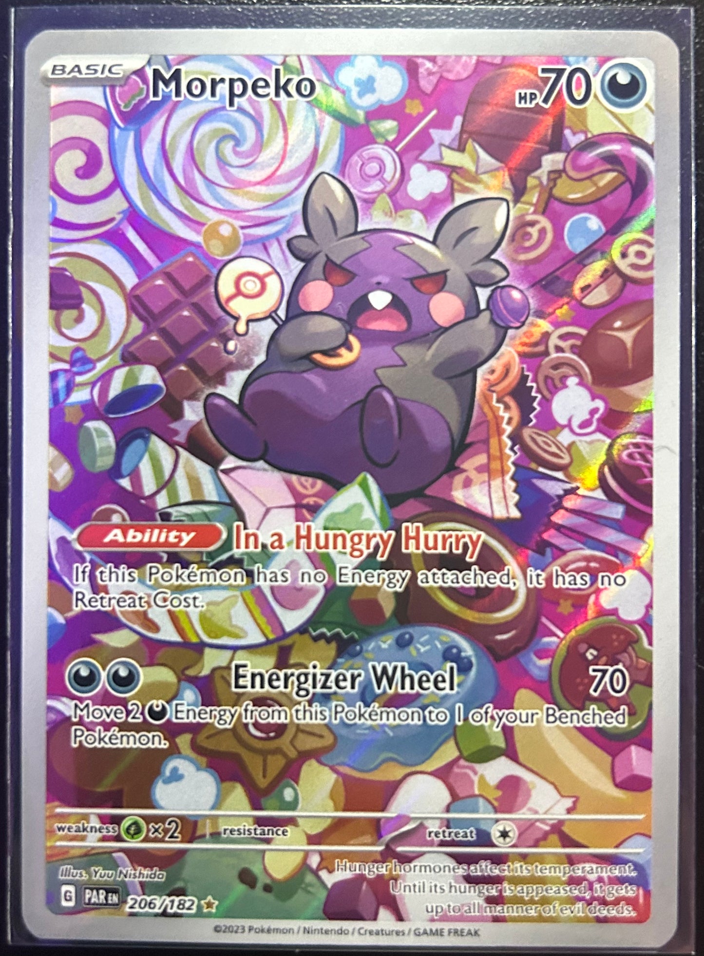 Morpeko - SV Paradox Rift (Illustration Rare) 206/182 (Near Mint)