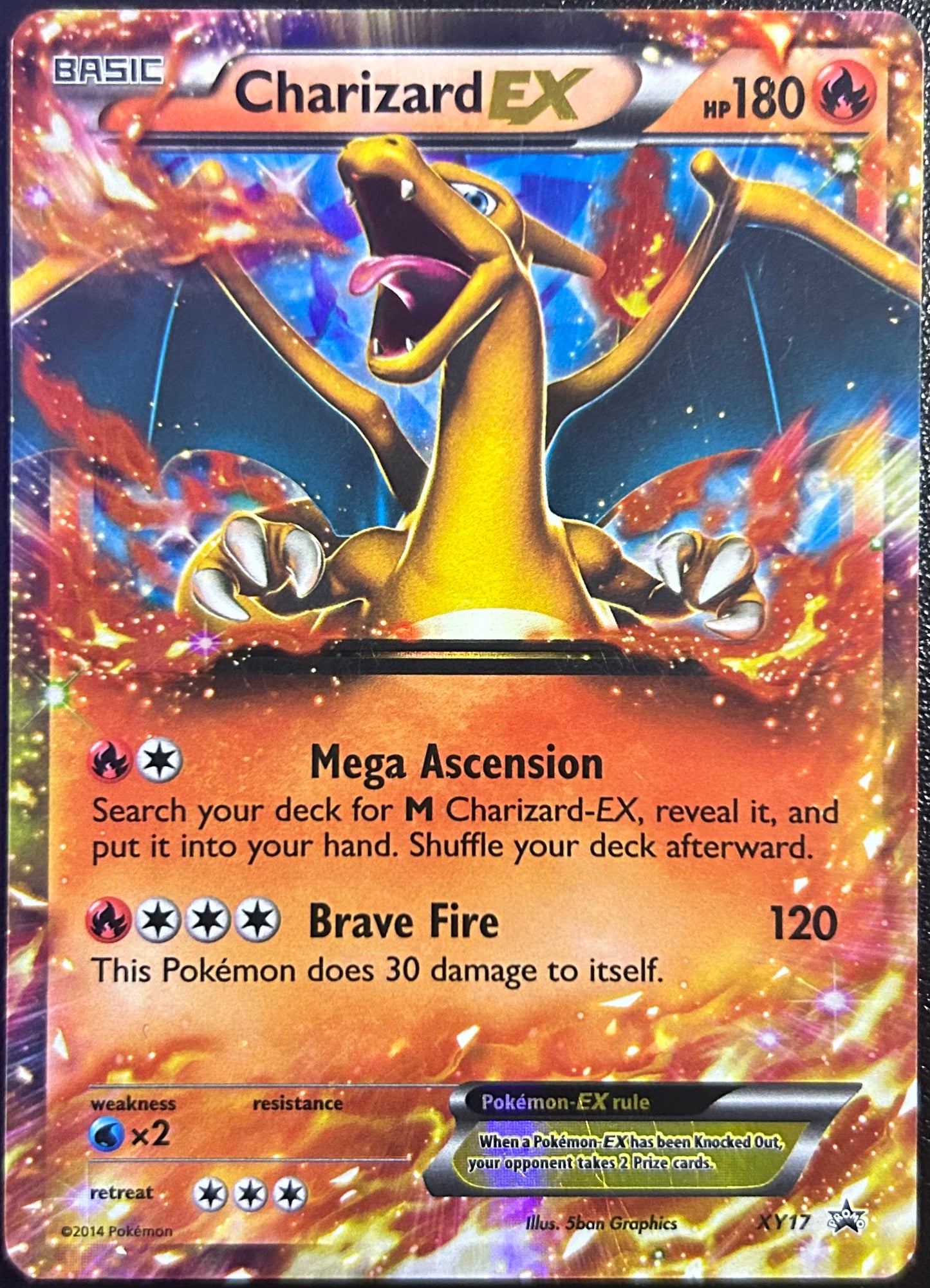 Charizard EX - XY17 Promo (Lightly Played)