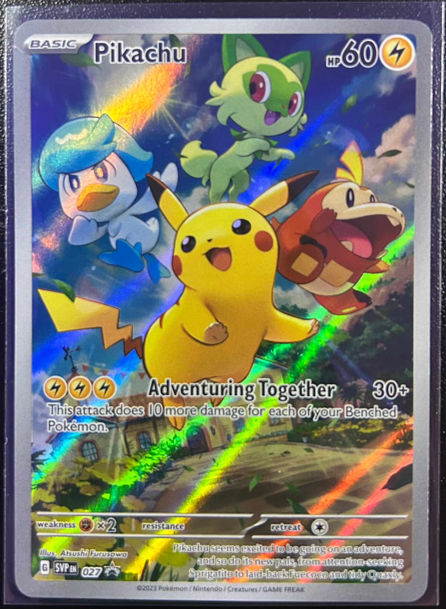 Pikachu - Scarlet & Violet Promo SVP 027 (Near Mint)