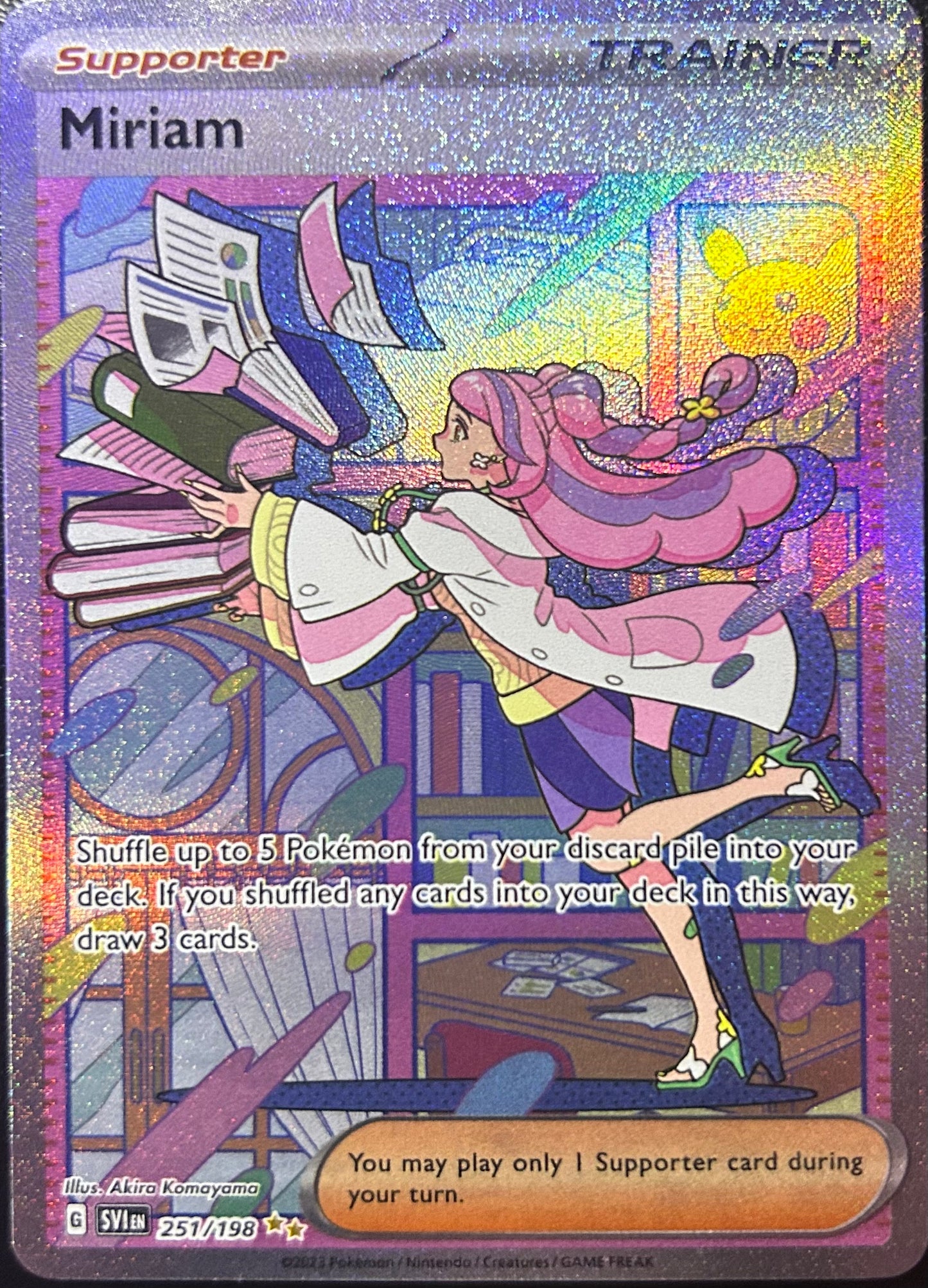 Miriam (SIR - Full Art) - Scarlet & Violet Base Set 251/198 (Near Mint)
