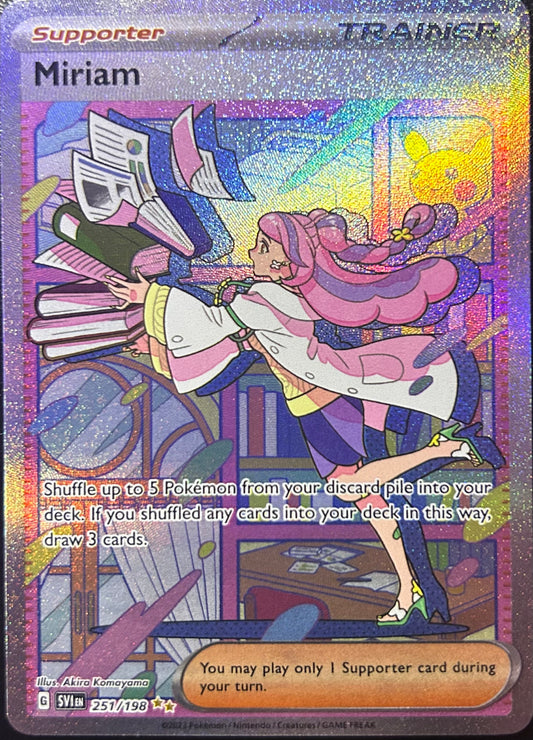 Miriam (SIR - Full Art) - Scarlet & Violet Base Set 251/198 (Near Mint)