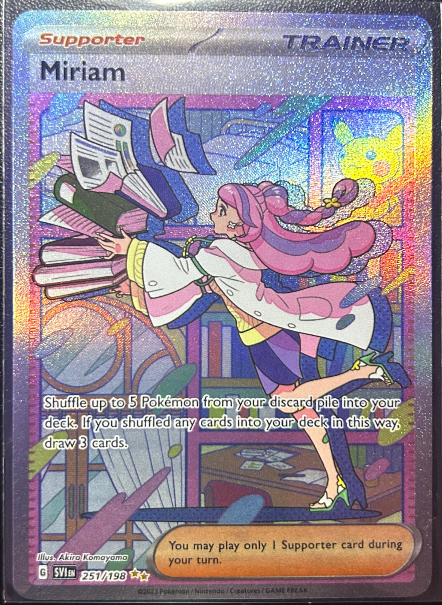 Miriam (SIR - Full Art) - Scarlet & Violet Base Set 251/198 (Near Mint)