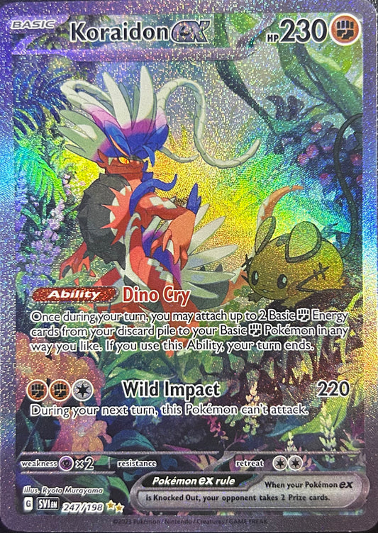Koraidon ex (SIR - Full Art) - Scarlet & Violet Base Set 247/198 (Near Mint)
