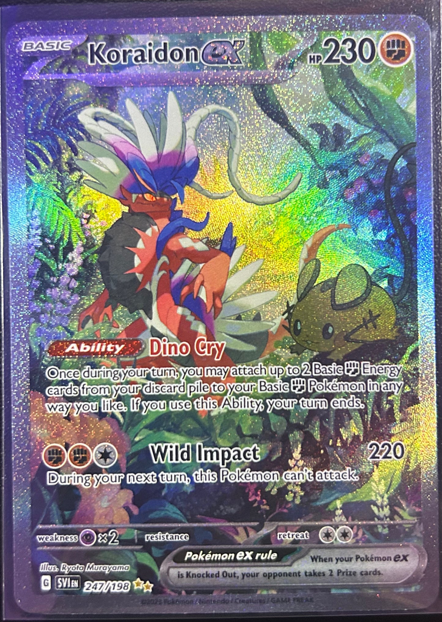 Koraidon ex (SIR - Full Art) - Scarlet & Violet Base Set 247/198 (Near Mint)