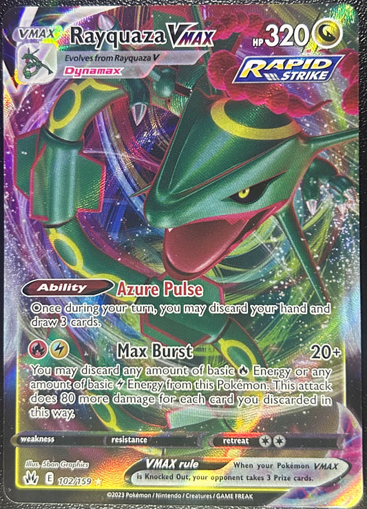Rayquaza VMAX (Full Art) - SWSH Crown Zenith 102/159