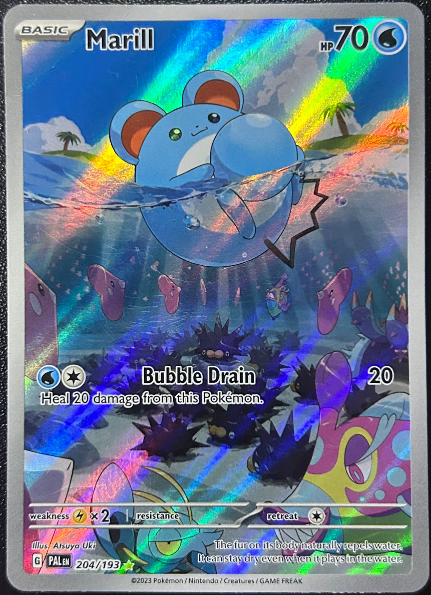 Marill (IR - Full Art) - SV Paldea Evolved 204/193 (Moderately Played)