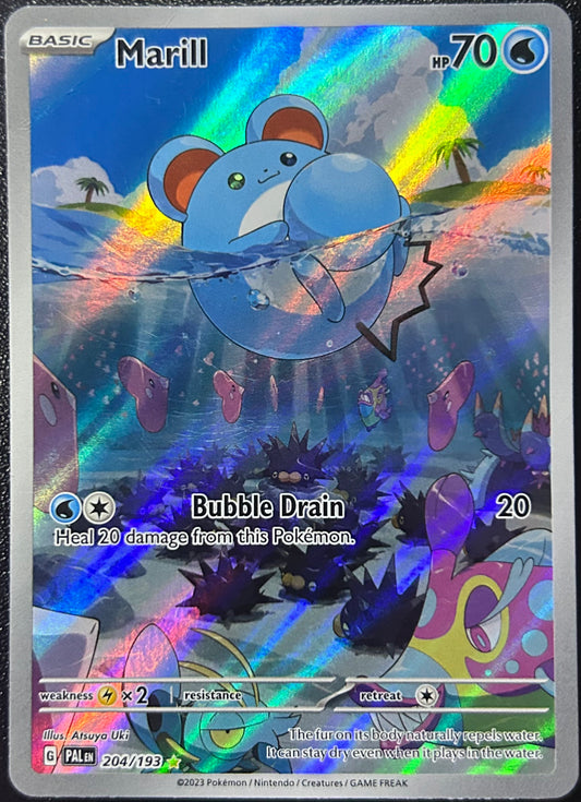 Marill (IR - Full Art) - SV Paldea Evolved 204/193 (Moderately Played)